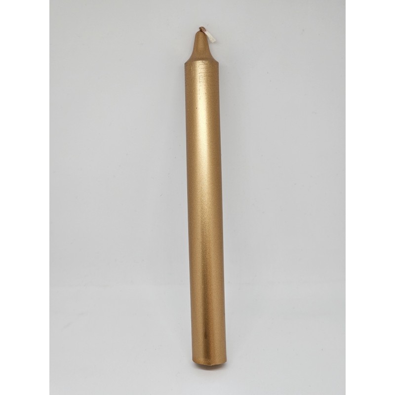 Bougie rituelle dorée – Abondance, succès et énergie positive