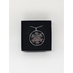 Pendentif Métatron en acier inoxydable – Protection absolue contre les énergies négatives