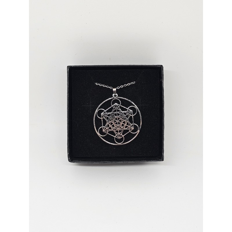 Pendentif Métatron en acier inoxydable – Protection absolue contre les énergies négatives