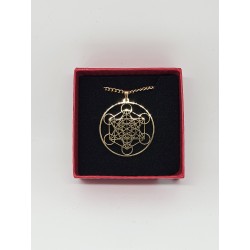 Pendentif Métatron en acier inoxydable – Protection absolue contre les énergies négatives