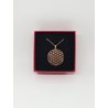 Pendentif Fleur de Vie en acier inoxydable – Harmonie et élévation énergétique
