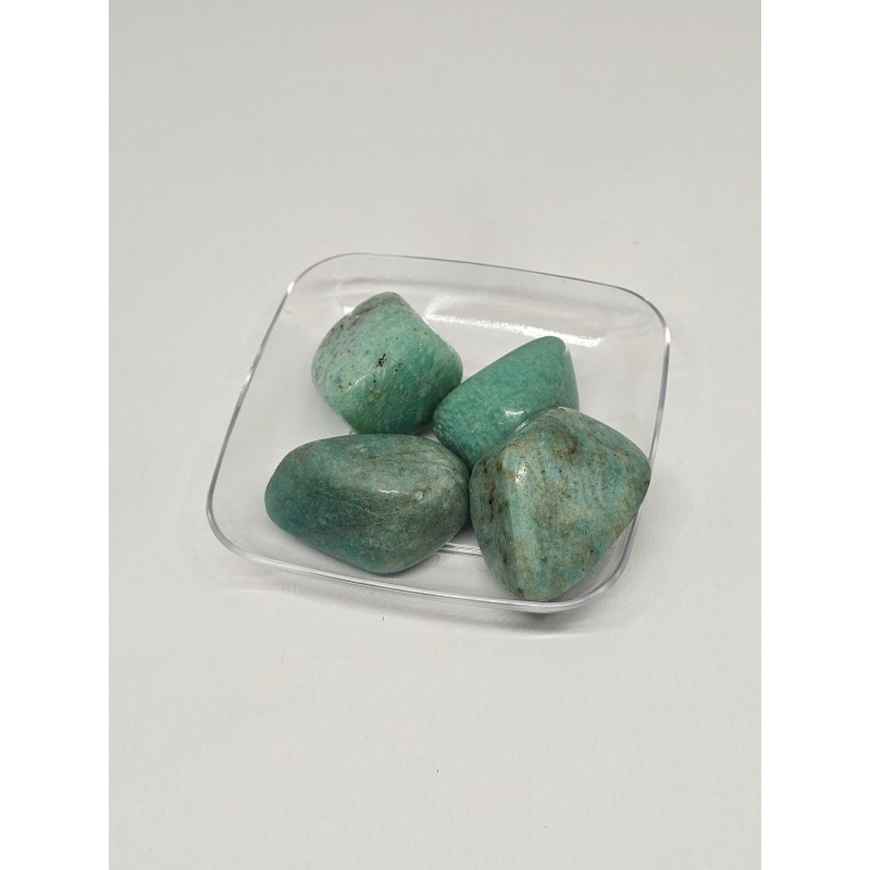 Pierre roulée Amazonite – Apaisement, communication et harmonie