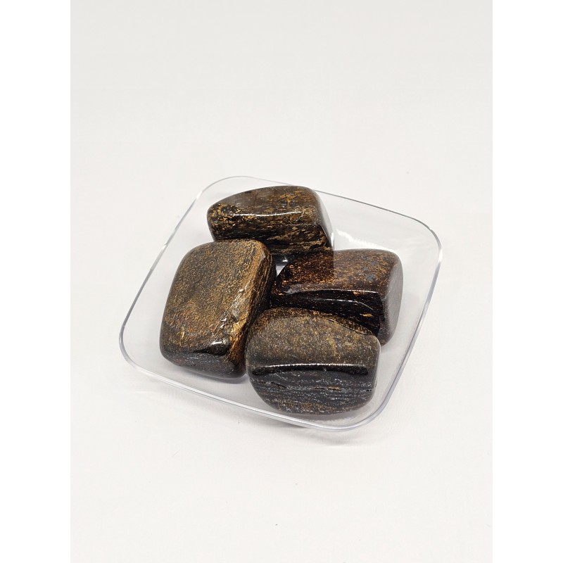 Pierre roulée Bronzite – Protection, ancrage et confiance