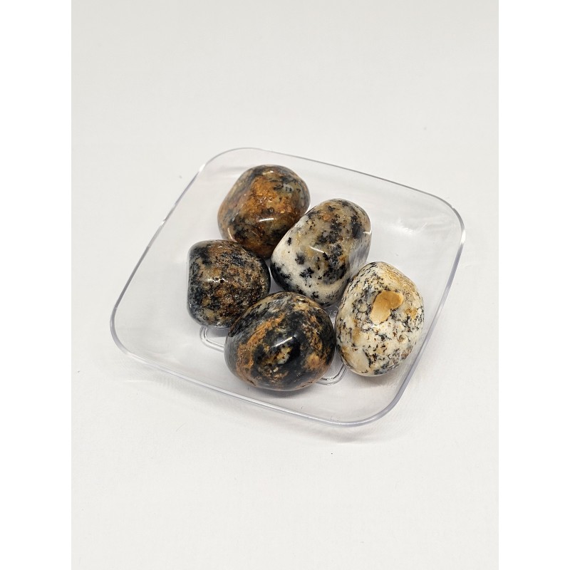 Pierre roulée Merlinite – Équilibre, intuition et harmonie