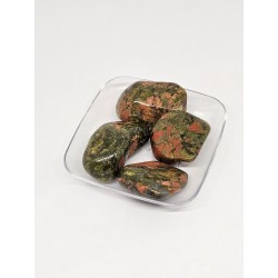 Pierre roulée Unakite – Équilibre émotionnel et harmonie relationnelle