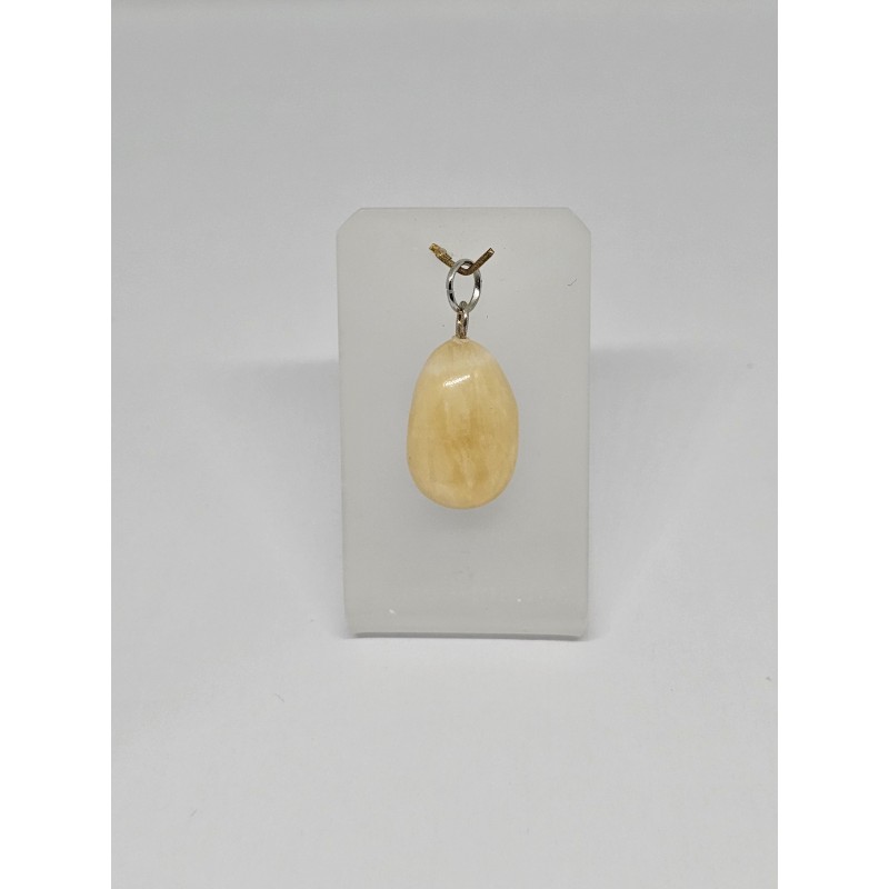 Pendentif Calcite orange – Joie, énergie et positivité