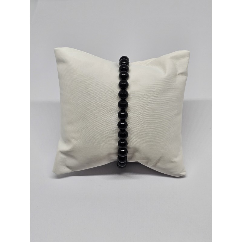 Bracelet Onyx 6 mm – Protection, ancrage et stabilité