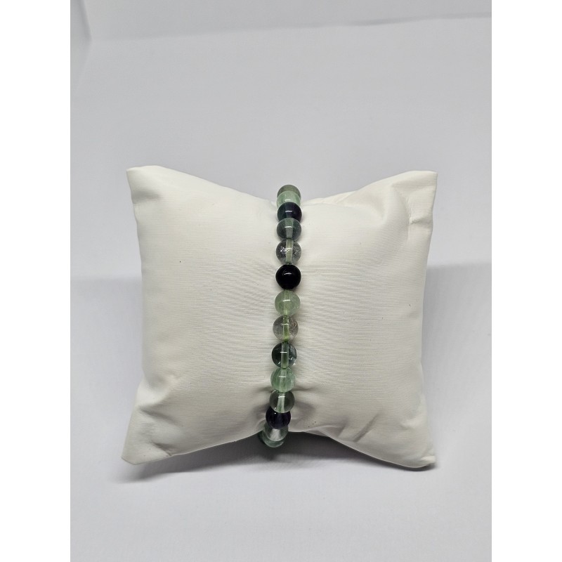 Bracelet Fluorine 6 mm – Clarté mentale, concentration et apaisement