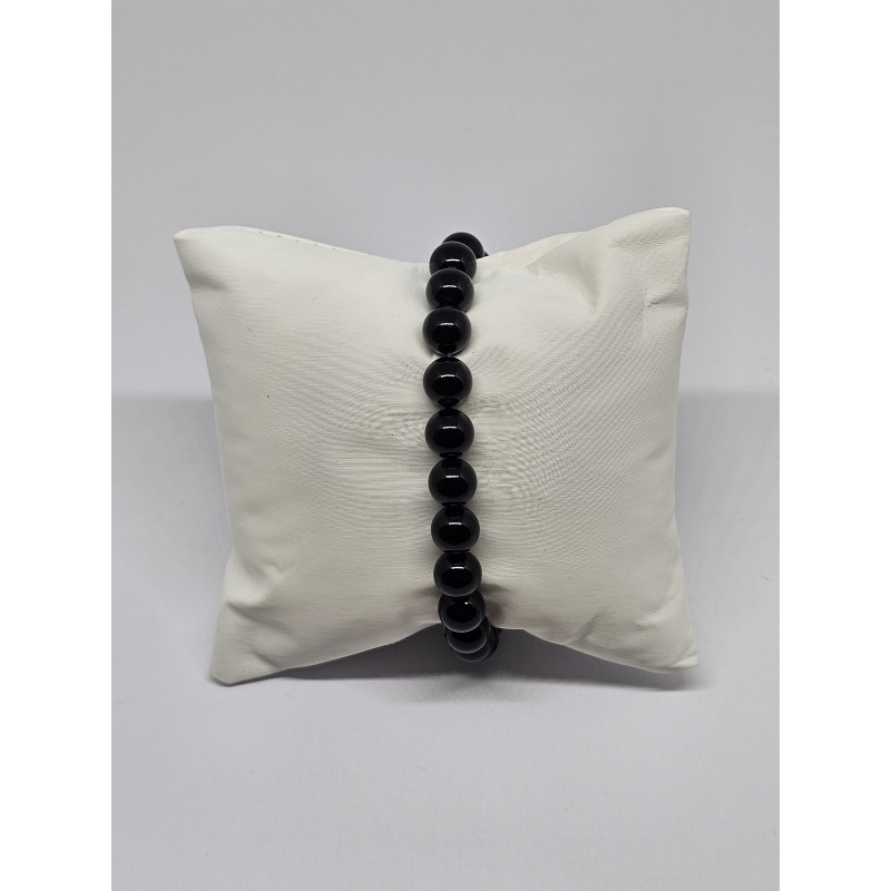 Bracelet Onyx 8 mm – Protection, ancrage et stabilité