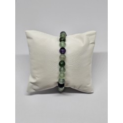 Bracelet Fluorine 8 mm – Clarté mentale, concentration et équilibre