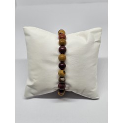Bracelet Jaspe Mokaïte 8 mm – Ancrage, sérénité et concentration
