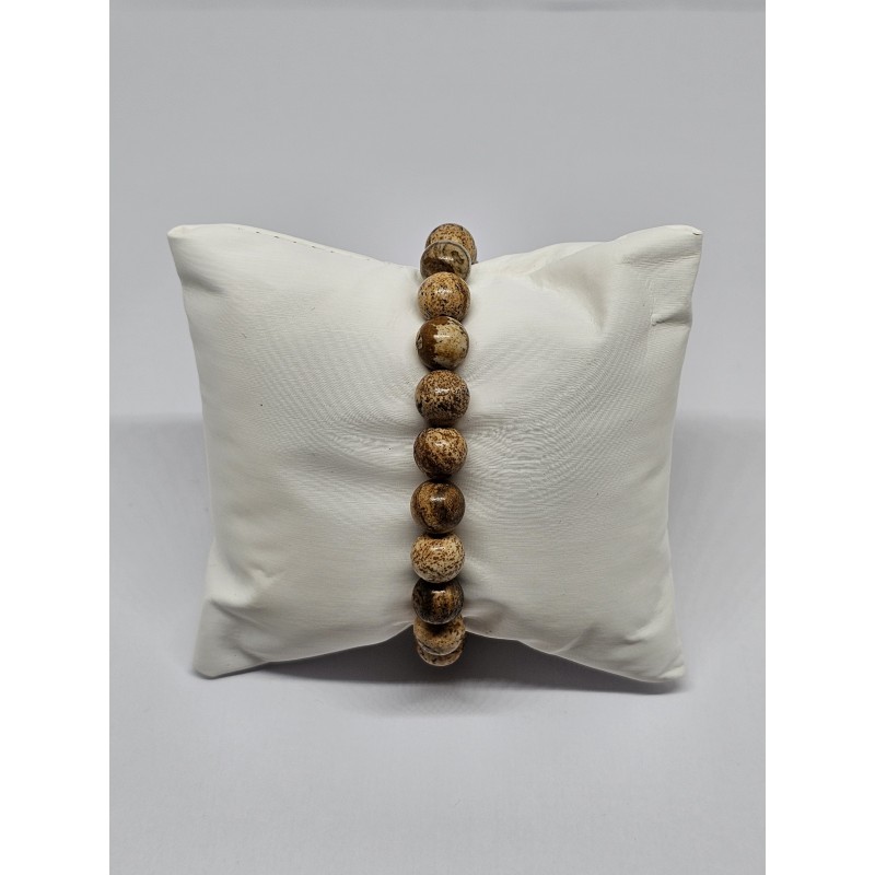 Bracelet Jaspe paysage 8 mm – Harmonie, créativité et équilibre