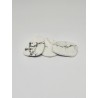 Bracelet pierres plates Howlite – Apaisement, sérénité et équilibre