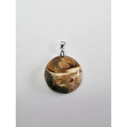 Pendentif Jaspe polychrome unique – Harmonie et créativité