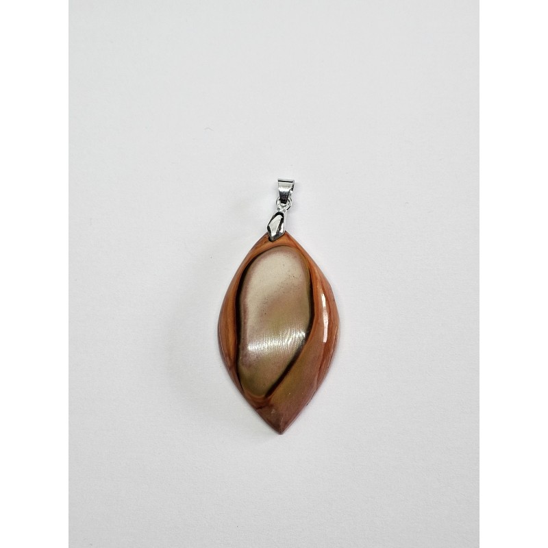 Pendentif Jaspe polychrome unique – Harmonie et créativité