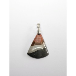 Pendentif Jaspe polychrome unique – Harmonie et créativité