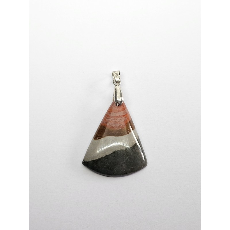 Pendentif Jaspe polychrome unique – Harmonie et créativité