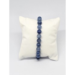 Bracelet Aventurine bleue 8 mm – Calme, clarté et communication