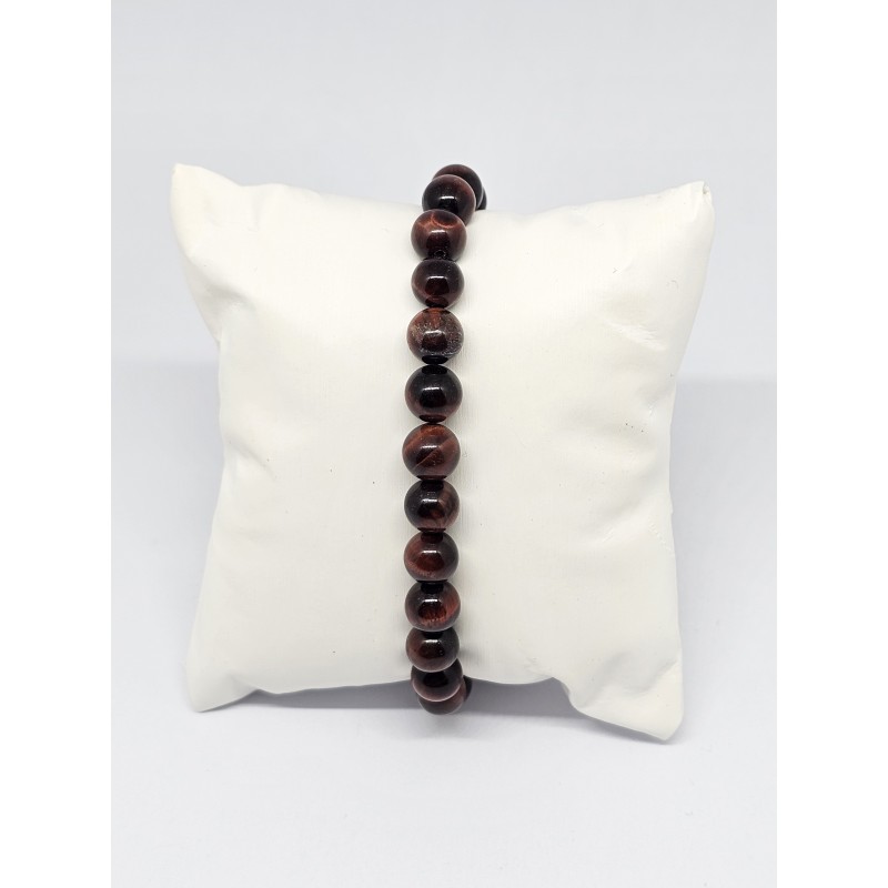 Bracelet Œil de bœuf 8 mm – Force, vitalité et protection