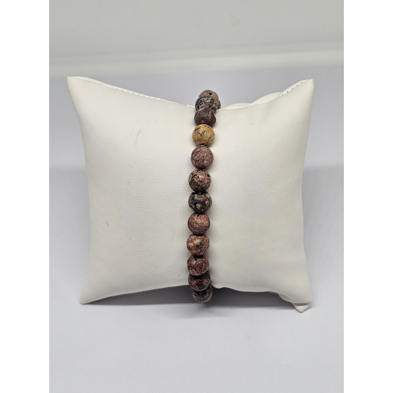 Bracelet Jaspe léopard – Protection, vitalité et équilibre