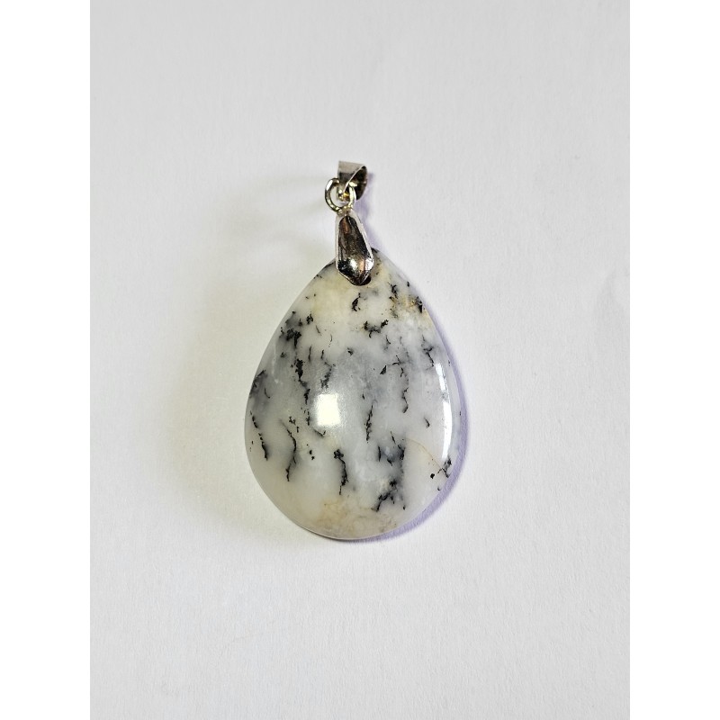 Pendentif unique Merlinite (Agate dendritique) – Intuition et équilibre