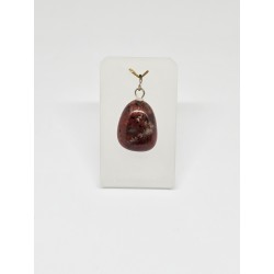 Pendentif Jaspe Breschia – Vitalité, stabilité et ancrage