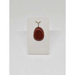 Pendentif Jaspe rouge – Force, vitalité et ancrage