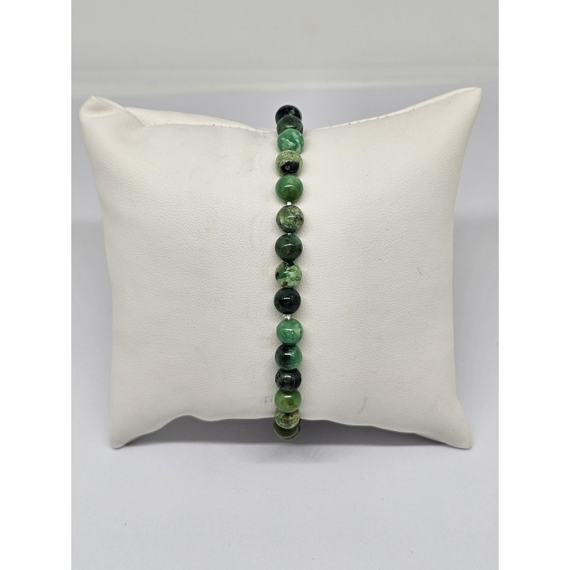 Bracelet Variscite 6 mm – Apaisement, sérénité et équilibre