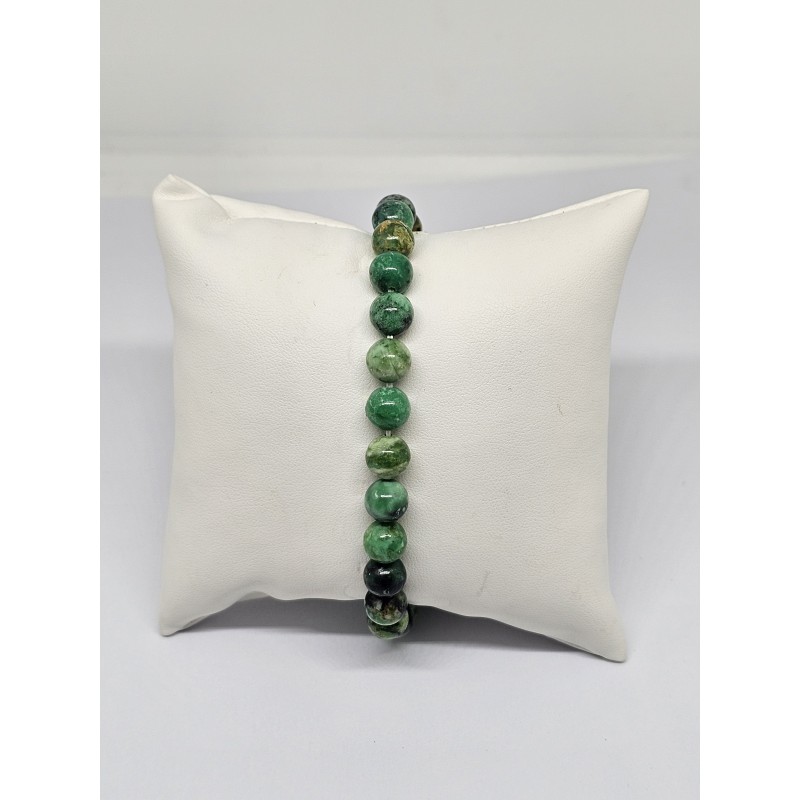 Bracelet Variscite 8 mm – Apaisement, sérénité et équilibre