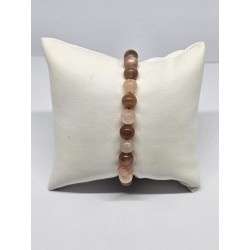 Bracelet Pierre de lune 8 mm – Intuition, douceur et harmonie