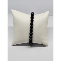 Bracelet Spinelle noire 8 mm – Protection, ancrage et force