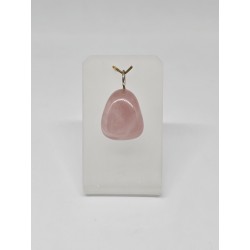 Pendentif Quartz rose – Amour, douceur et chakra du cœur
