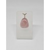 Pendentif Quartz rose – Amour, douceur et chakra du cœur