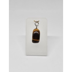 Pendentif Œil de tigre – Protection, courage et chakra du plexus solaire