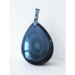 Pendentif Obsidienne Œil Céleste – Protection, vérité et ancrage