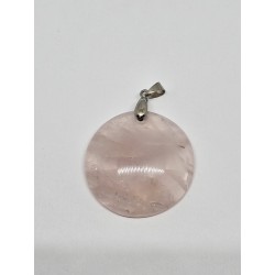 Pendentif Quartz rose – Amour, douceur et apaisement
