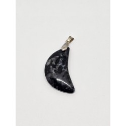 Pendentif Merlinite Gabbro – Intuition, transformation et protection