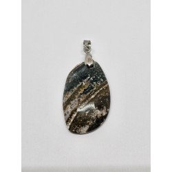 Pendentif Jaspe orbiculaire – Harmonie, stabilité et protection