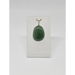 Pendentif Aventurine verte – Apaisement, peau et chakra du cœur