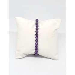 Bracelet boule 6mm Améthyste – Apaisement, sérénité et chakra coronal