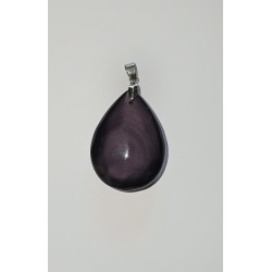 Pendentif Obsidienne Œil Céleste – Protection, vérité et ancrage