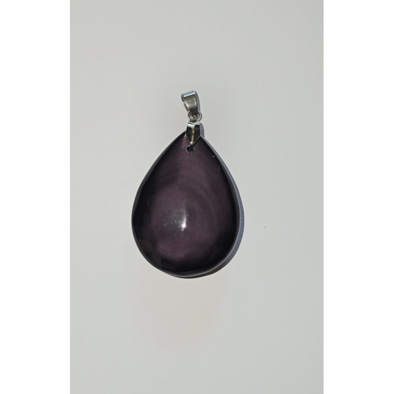 Pendentif Obsidienne Œil Céleste – Protection, vérité et ancrage