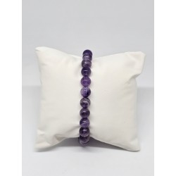 Bracelet boule 8mm Améthyste – Apaisement, sérénité et chakra coronal
