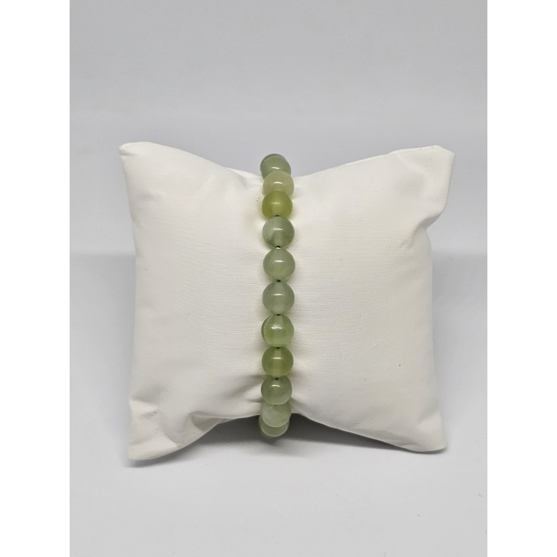 Bracelet boule 8mm Jade – Harmonie, sagesse et équilibre émotionnel