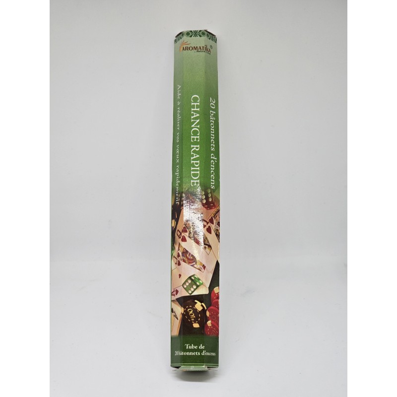 Encens bâton Chance rapide – Attraction, positivité et énergie favorable