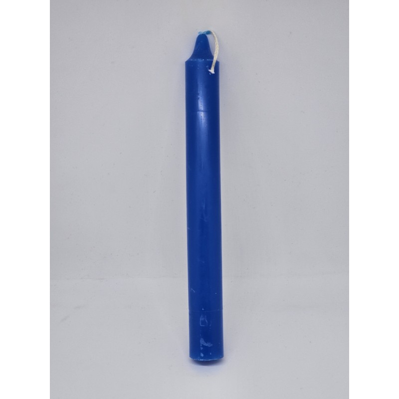 Bougie rituelle bleu roi – Clarté, communication et sérénité